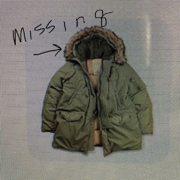 Ralph Lauren Denim & Supply Jacket Medium Green Military Down Sherpa Lined Hood - Picture 14 of 16